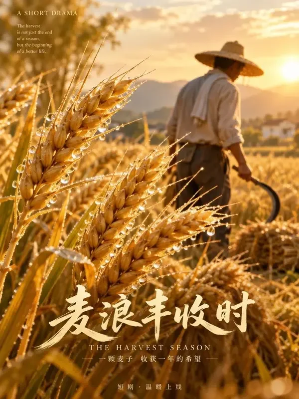 《麦穗金黄时》- 果冻传媒官网年代记忆短剧封面 《麦穗金黄时》- 果冻传媒官网年代记忆短剧封面